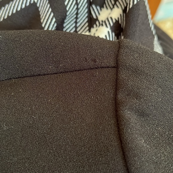 A’jumma Black, white & Black Plaid high low Single button Blazer w/lapel Size 1X - Picture 11 of 11